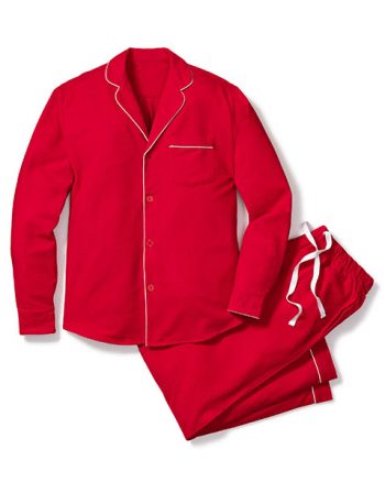 Mens Christmas 2022 Pajamas Red Set