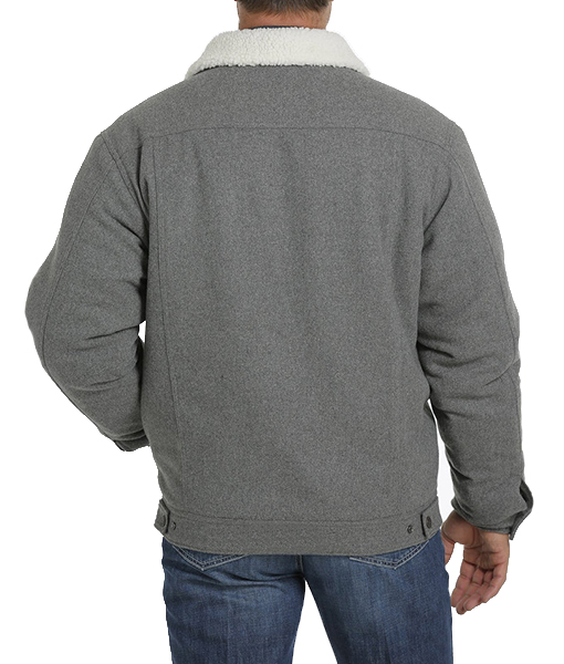 Men's Classic Grey Wool Jacket