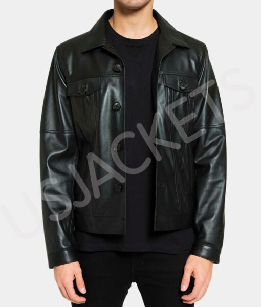 Elvis Black Leather Suit5