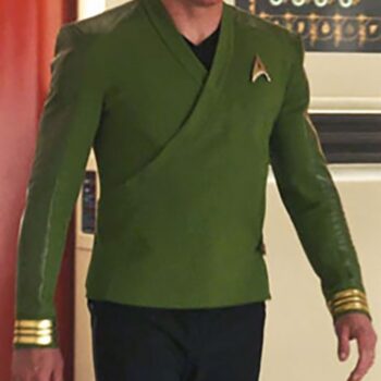 Mens Green Captain Wool Jacket