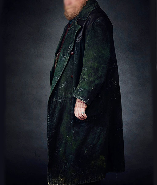Patrick Mens Green Denim Coat