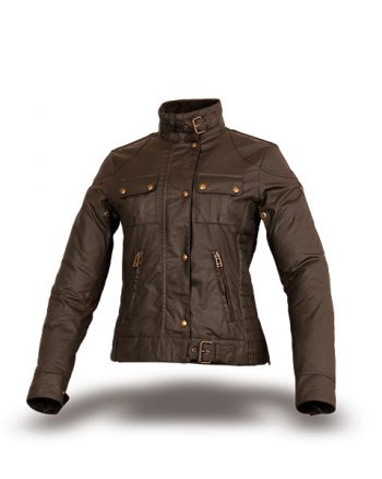 Carolyn Womens Tan Leather Jacket