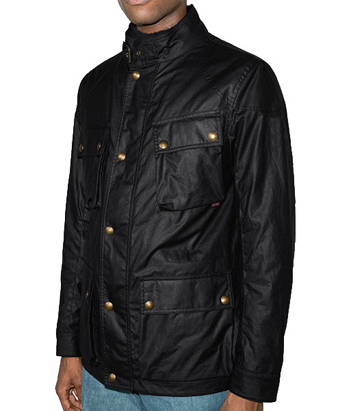 Henry Mens Black Cotton Polyester Jacket
