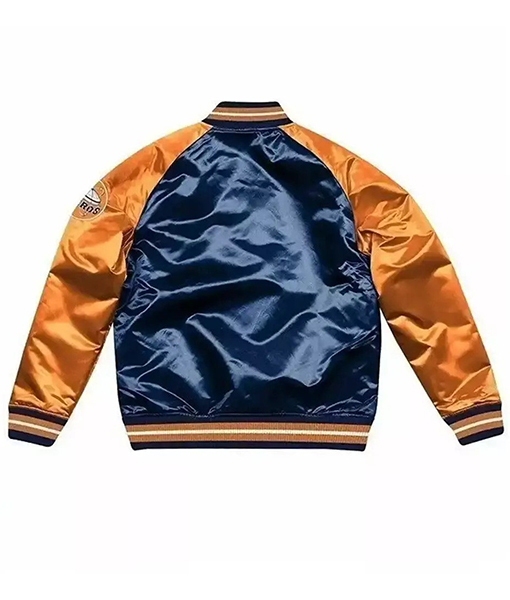 Huston Orange Blue Varsity Jacket