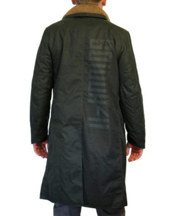 Officer K Black Cotton Fur Coat
