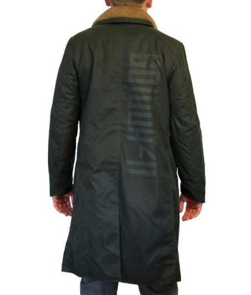 Officer K Black Cotton Fur Coat