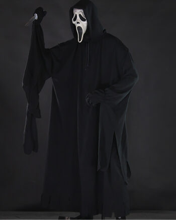 Ghost Hooded Black Costume