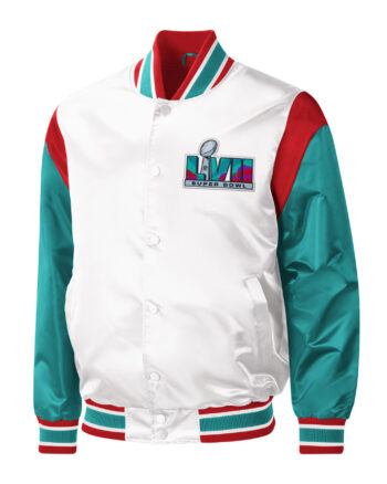 Milan Charlie Satin Varsity Jacket