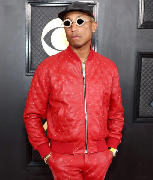 Pharell Grammy Awards 2023 Red Jacket