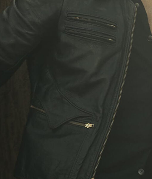 Sam Mens Black Moto Leather Jacket