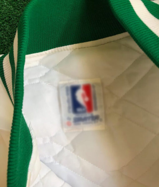 Stanley Mens Celtics White SatinStanley Mens Celtics White Satin Bomber Jacket Bomber Jacket