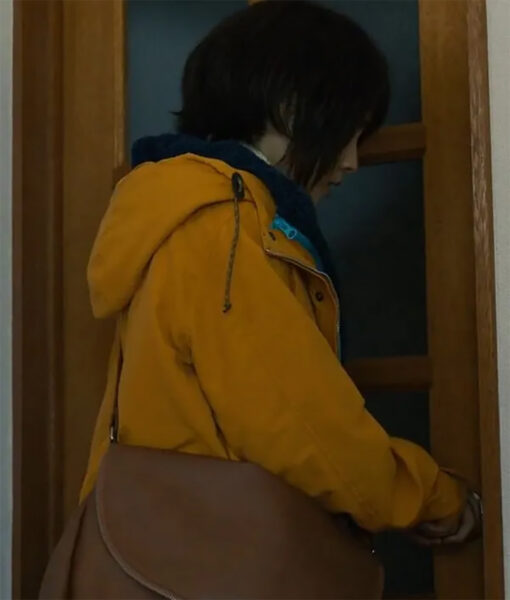 Yuzuha Usagi Yellow Cotton Hooded Jacket