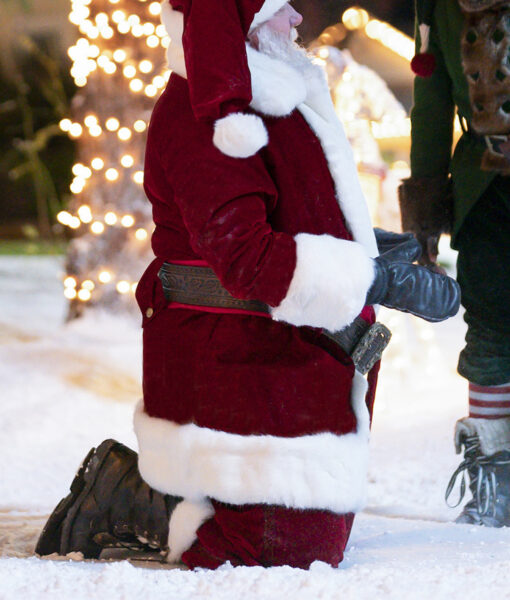 (Tim Allen) Santa Claus Red Velvet Coat