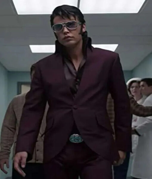 Movie Elvis Maroon Blazer
