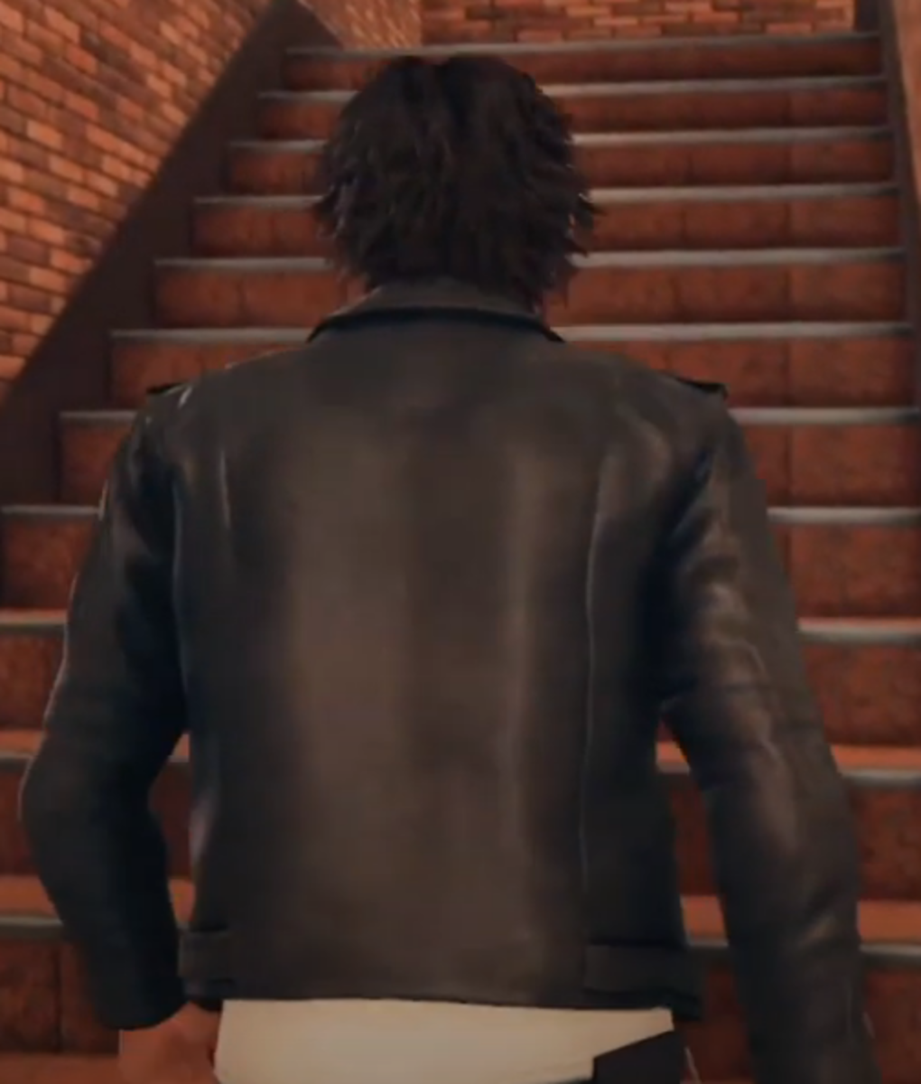 Black Motorycle Leather Jacket