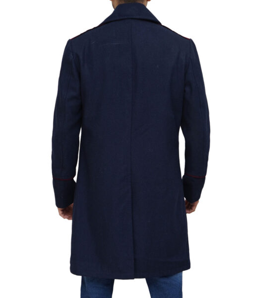 Breasted Blue Peacoat