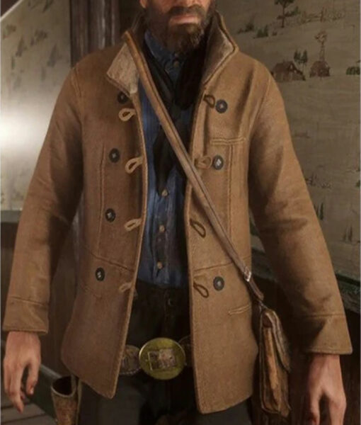 Red Dead Redemption 2 Brown Shearling Scout Jacket