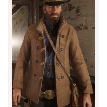 Redemption 2 Brown Shearling Scout Jacket
