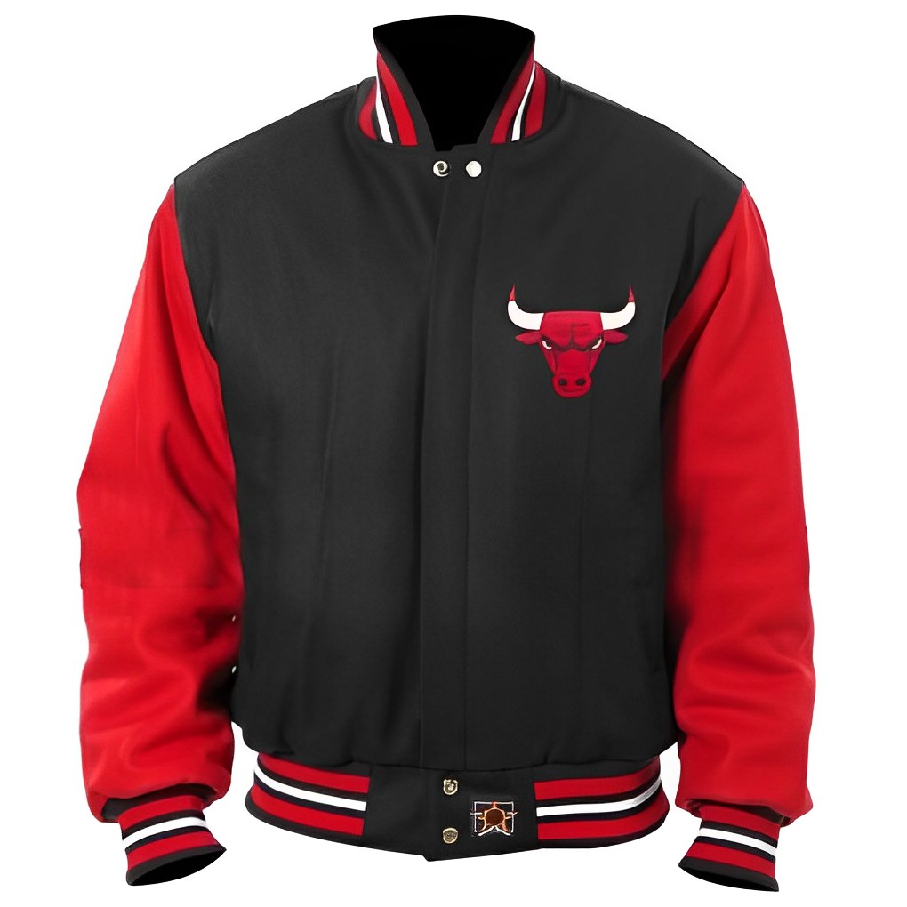 Men Chicago Bulls Varsity Bomber Jacket