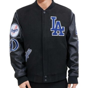 Los Angeles Dodgers Logo Varsity Jacket