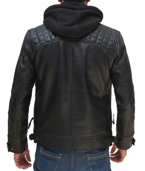 Johnson Leather Black Jacket