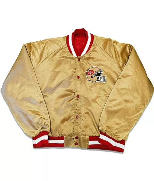 49ers Golden Varsity Jacket