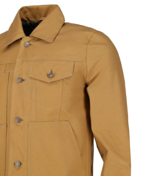 brown cotton jacket
