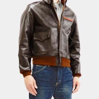 The Great Escape William Ash The Cooler King Black Leather Jacket