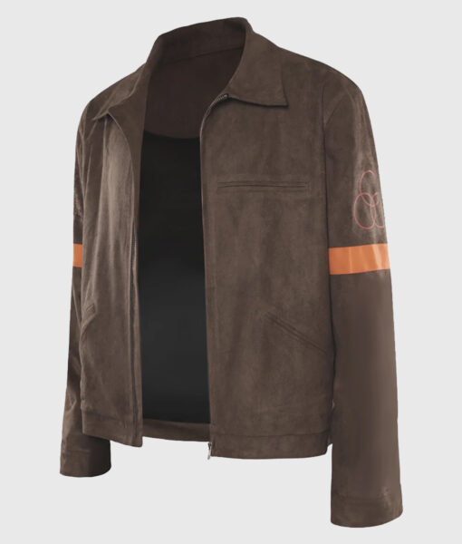 Andrew Lincoln The Walking Dead Brown CRM Jacket
