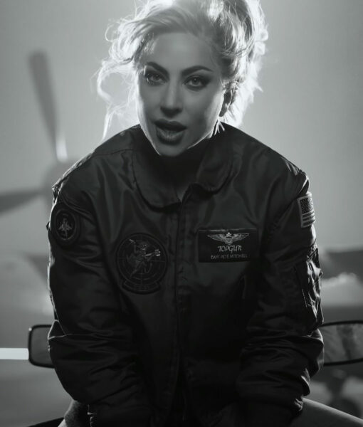 Top Gun 2 Meverick Lady Gaga Green Jacket