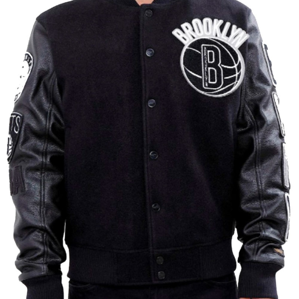 Men's Brooklyn Nets Bomber Jacket