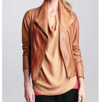 S04 Brown Leather Jacket