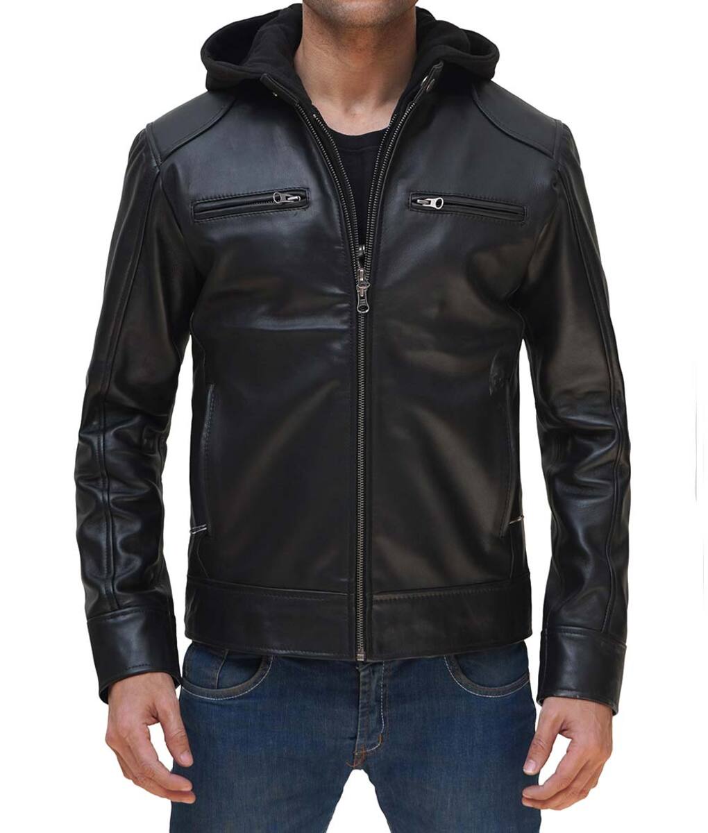 mens_black_hooded_leather_jacket