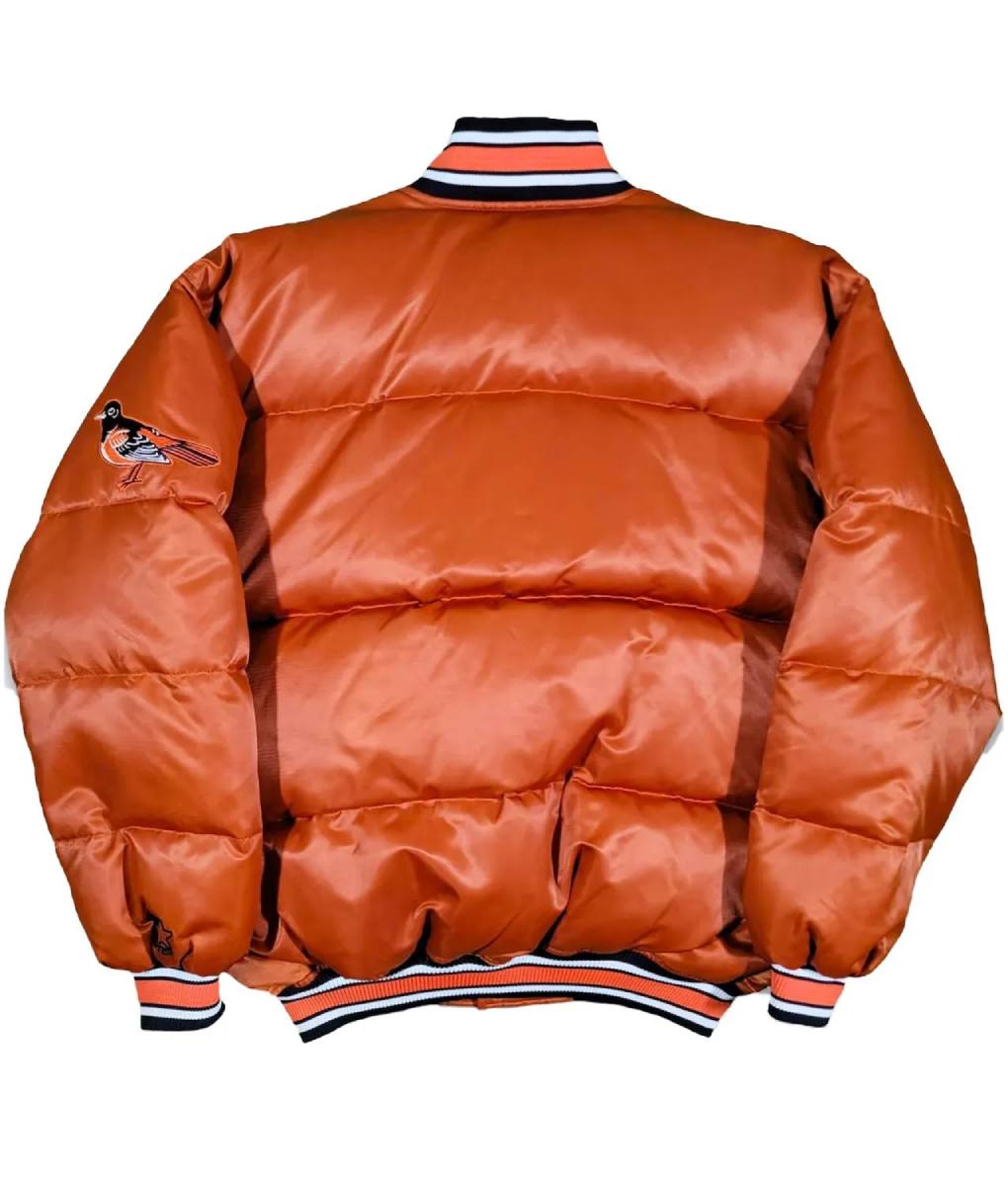 90s-baltimore-orioles-puffer-orange-satin-jacket