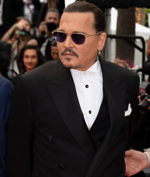 Johnny Depp Cannes Film Festival Black Blazer