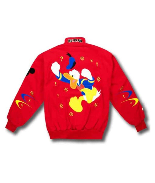 Donald Duck Red Bomber Jacket