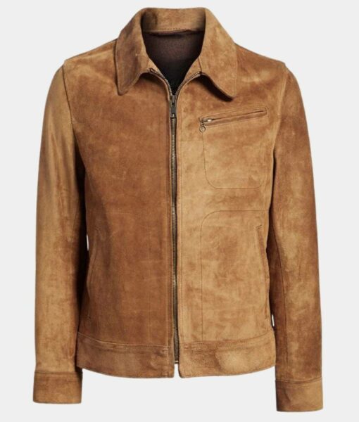 It Ends with Us Atlas Corrigan Suede Leather Jacket