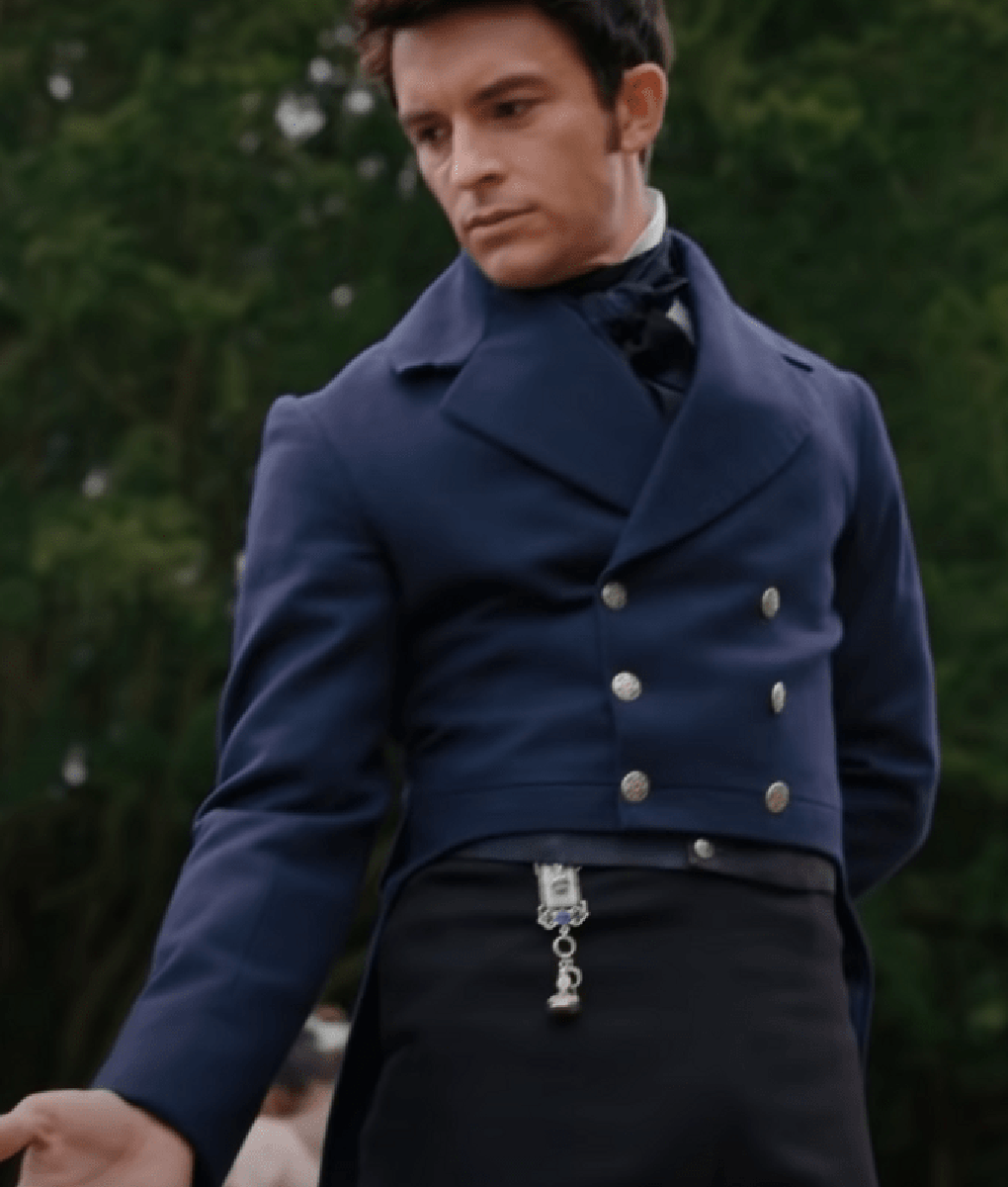 Jonathan Bailey Blue Tailcoat