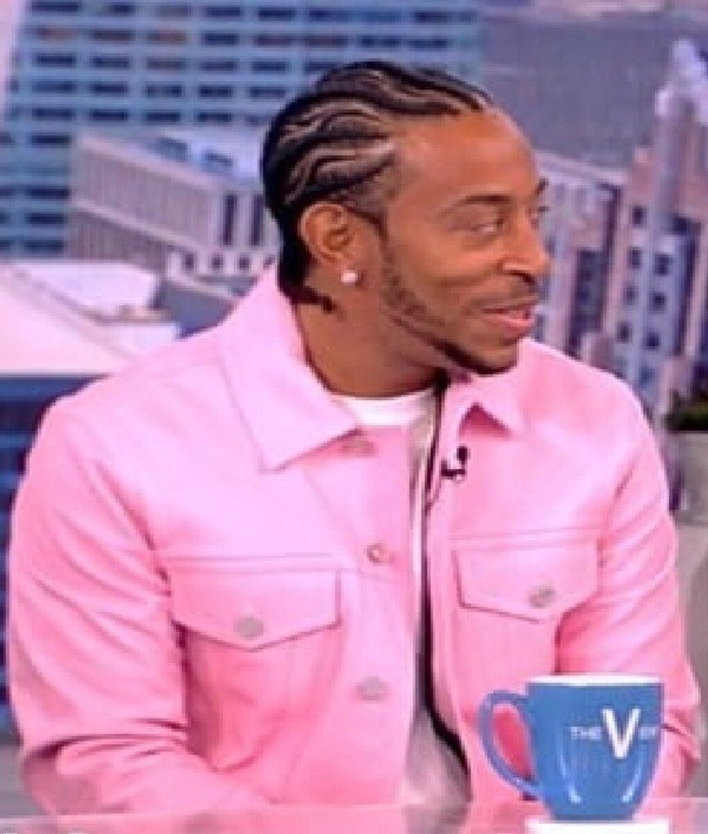 Ludacris-The-View-Pink-Leather-Jacket