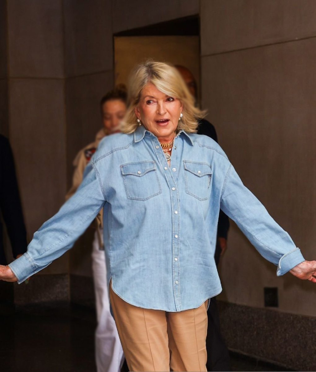 Martha Stewart’s Denim Shirt Jacket4
