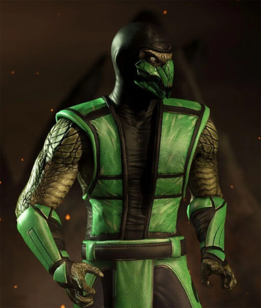 Mortal Kombat 3 Reptile Green & Black Jacket