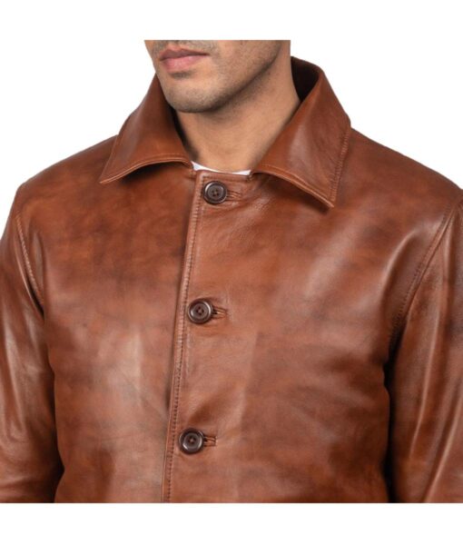 Real Leather Jacket for Men's