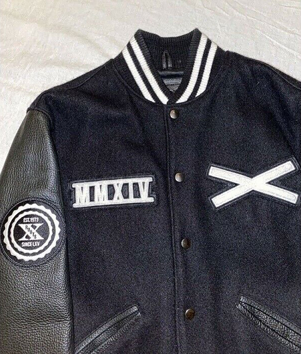 The Weeknd XO Black Varsity Jacket (2)