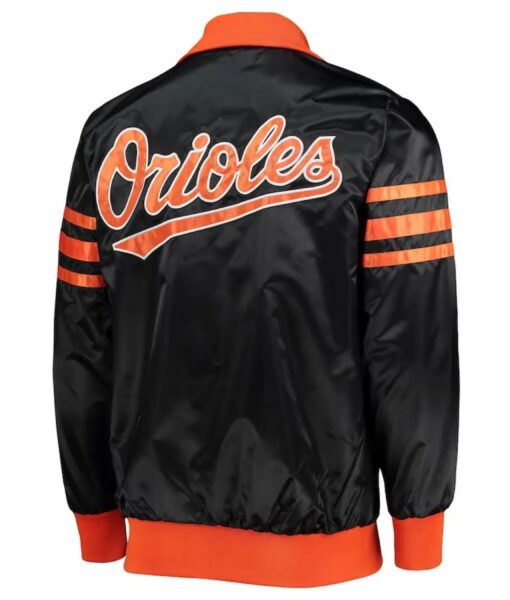 Starter Baltimore Orioles Black Satin Jacket