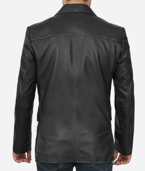 Lambskin Leather Blazer Jacket
