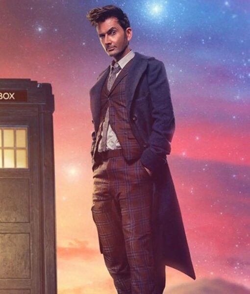 David Tennant Doctor Who 14th Doctor Trench Coat