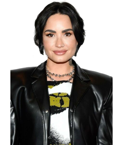 Operation Smile’s 11th Annual Celebrity Ski & Smile Challenge Demi Lovato Black Coat