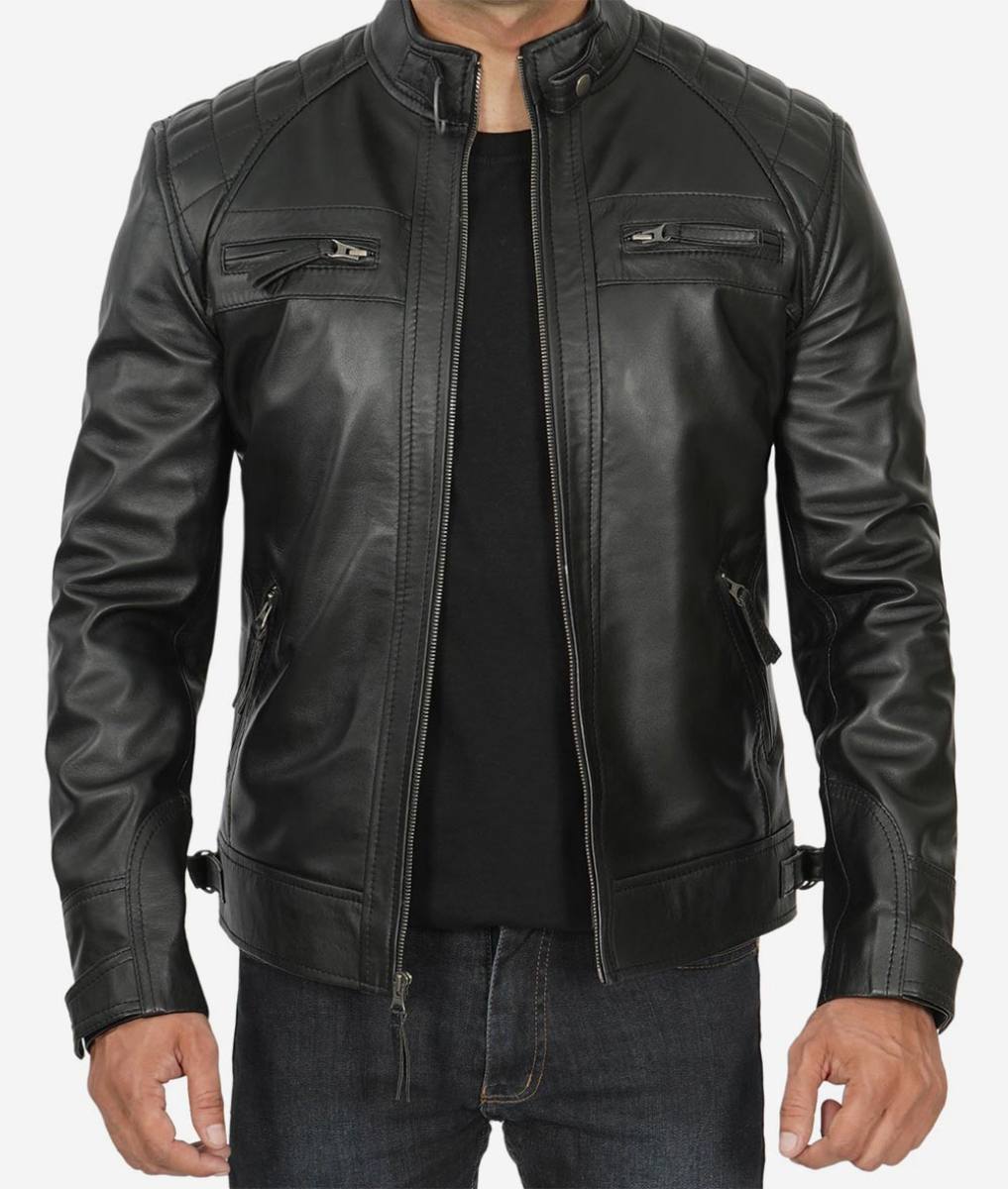 men_black_quilted_leather_jacket