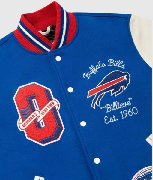 Buffalo Bills OVO Royal Varsity Jacket