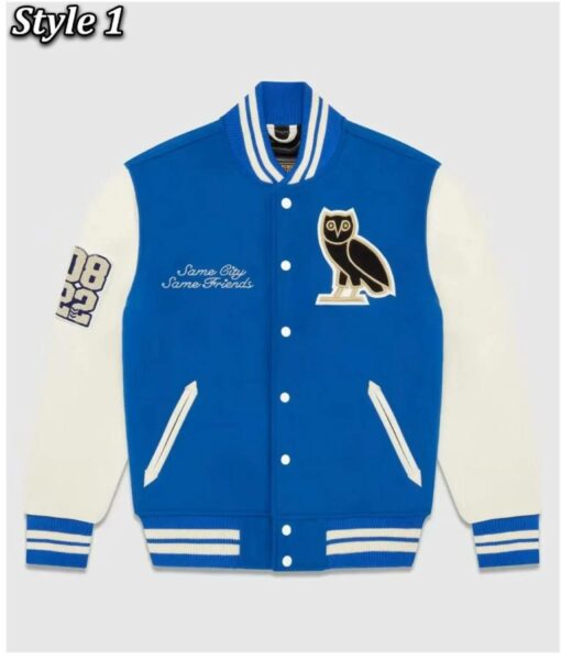 OVO Collegiate Wool and Leather Jacket